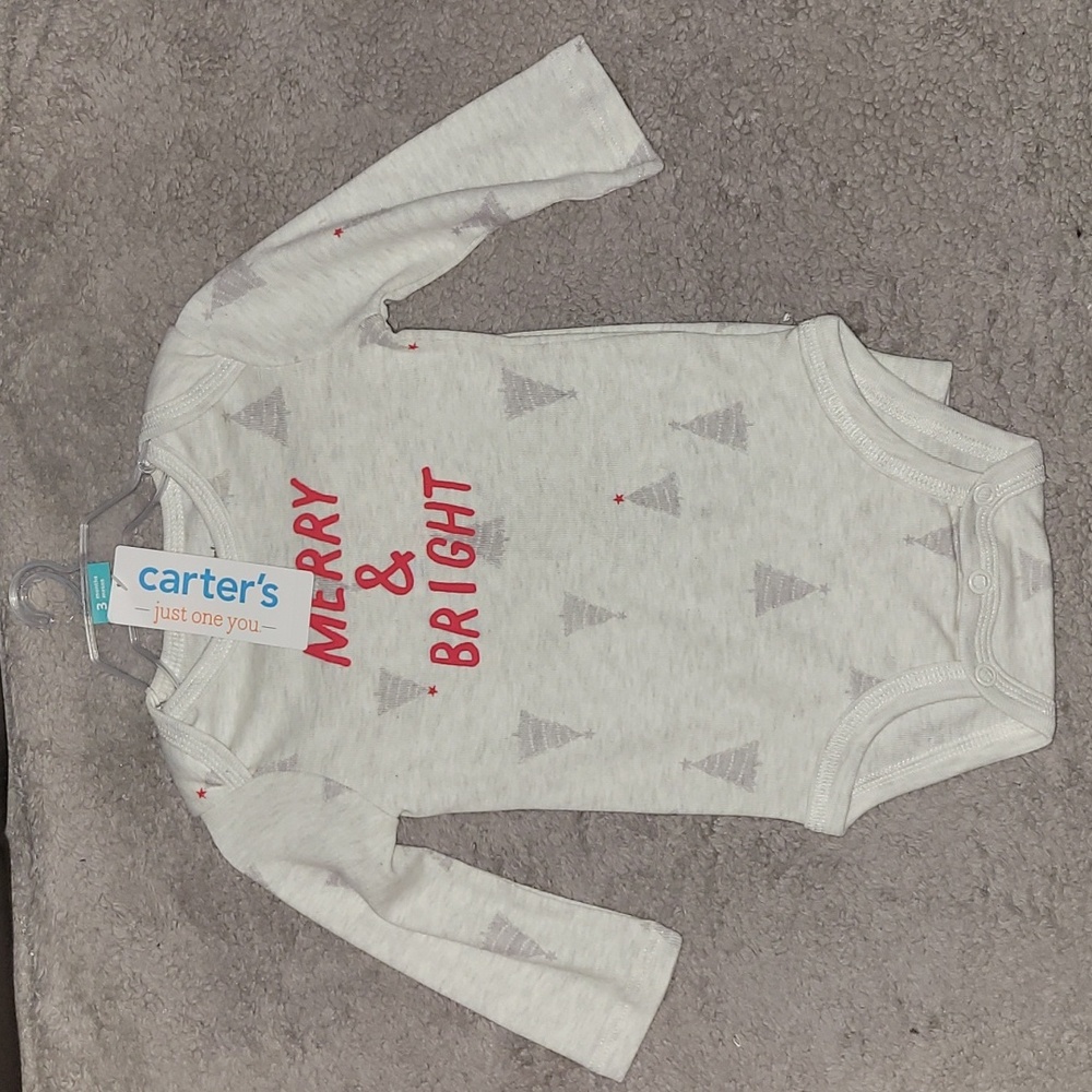 Carter's 2 Piece Christmas Set 🎄 3 & 9 Months NWT Gender Neutral